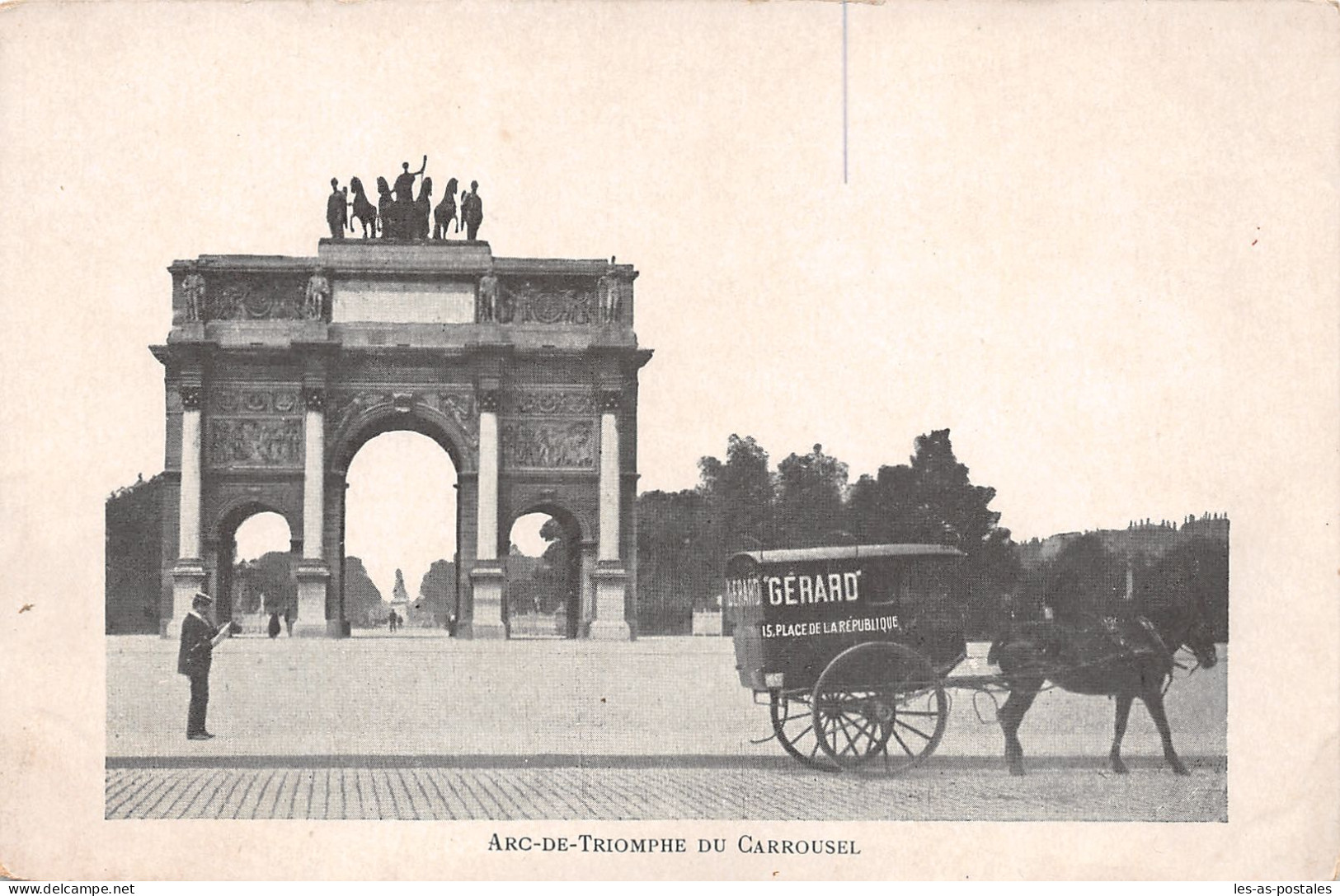 75 PARIS ARC DE TRIOMPHE CARROUSEL CALECHE GERARD - Viste Panoramiche, Panorama