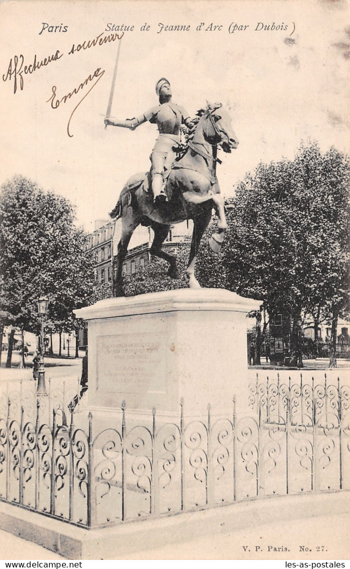 75 PARIS STATUE JEANNE D ARC - Panoramic Views