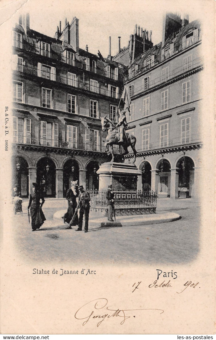 75 PARIS SATTUE DE JEANNE D ARC - Panoramic Views