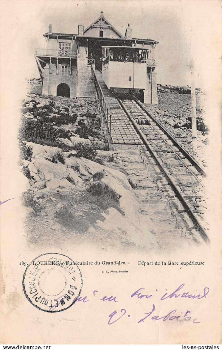 65 LOURDES FINICULAIRE TAXE - Lourdes