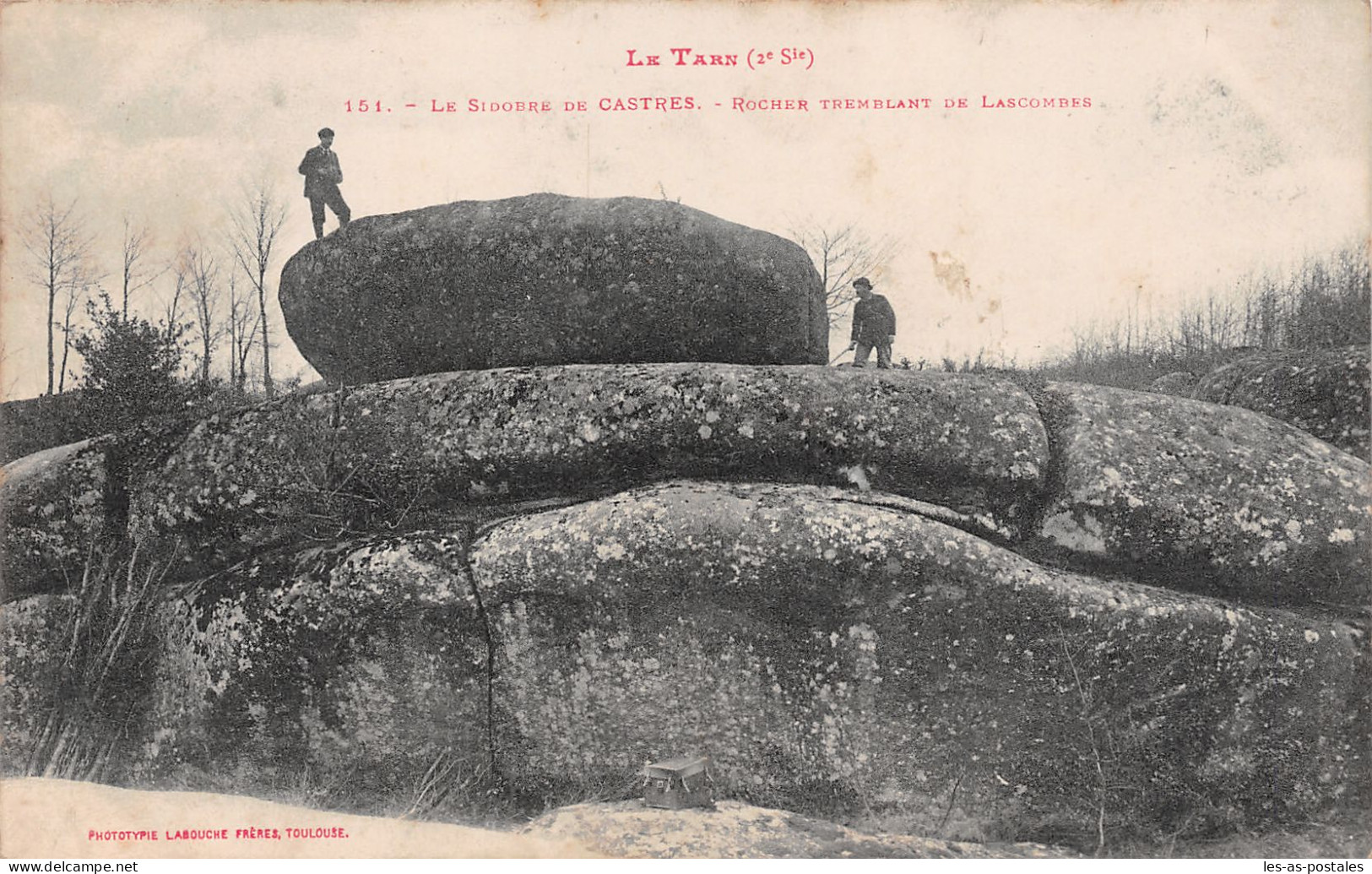 81 LE SIDOBRE DE CASTRES ROCHER DE LASCOMBES TAXE - Other & Unclassified