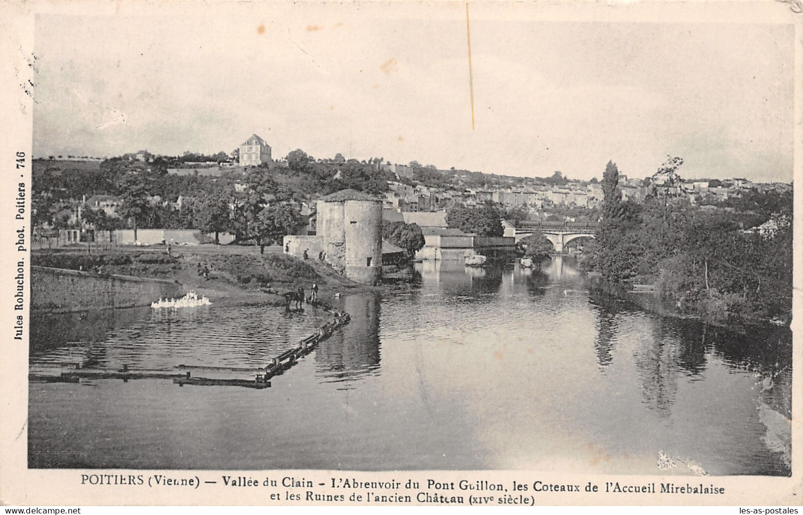 86 POITIERS VALLEE DU CLAIN CACHET C16 - Poitiers