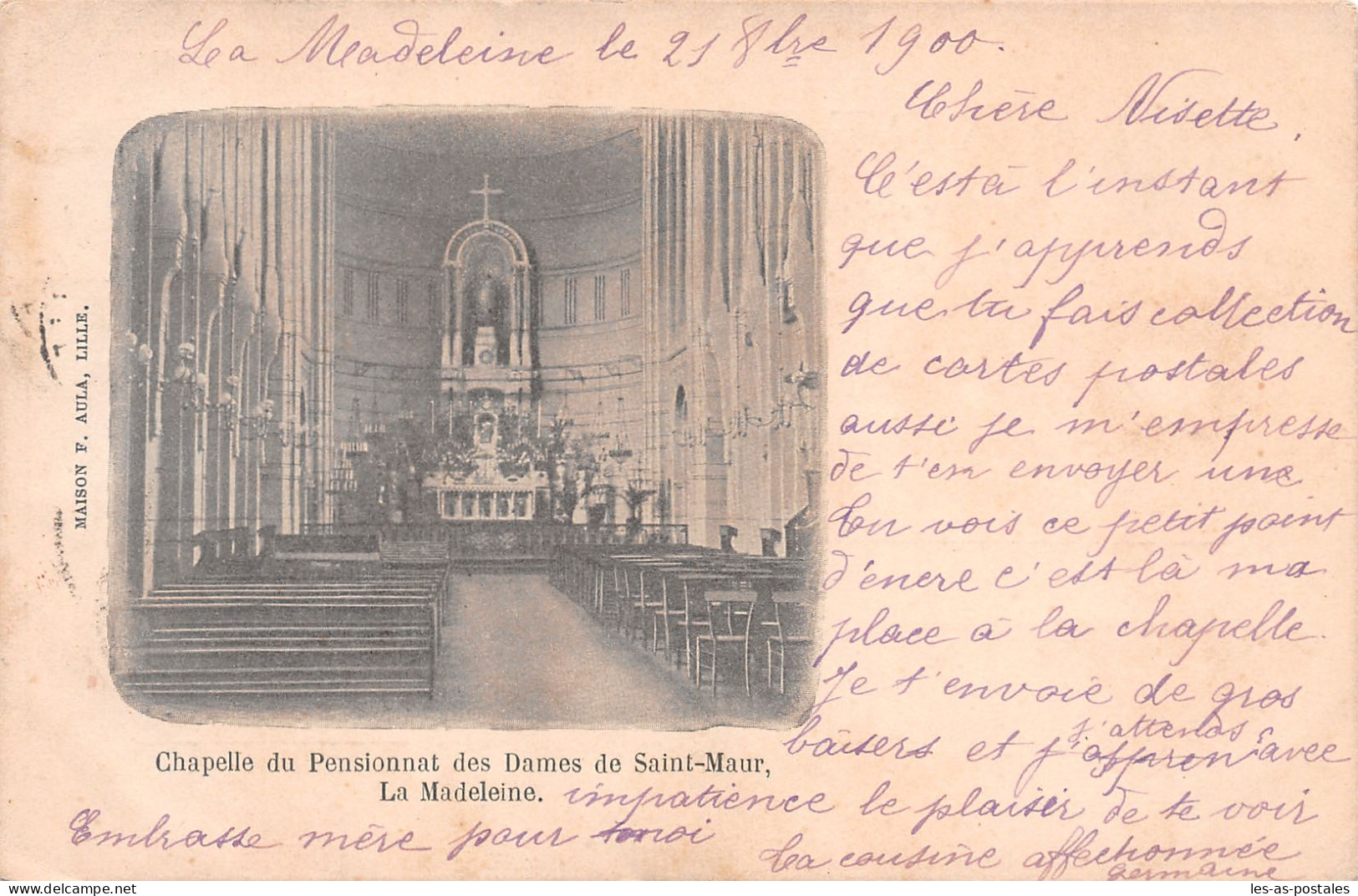 59 LA MADELEINE PENSIONNAT DES DAMES DE SAINT MAUR - La Madeleine