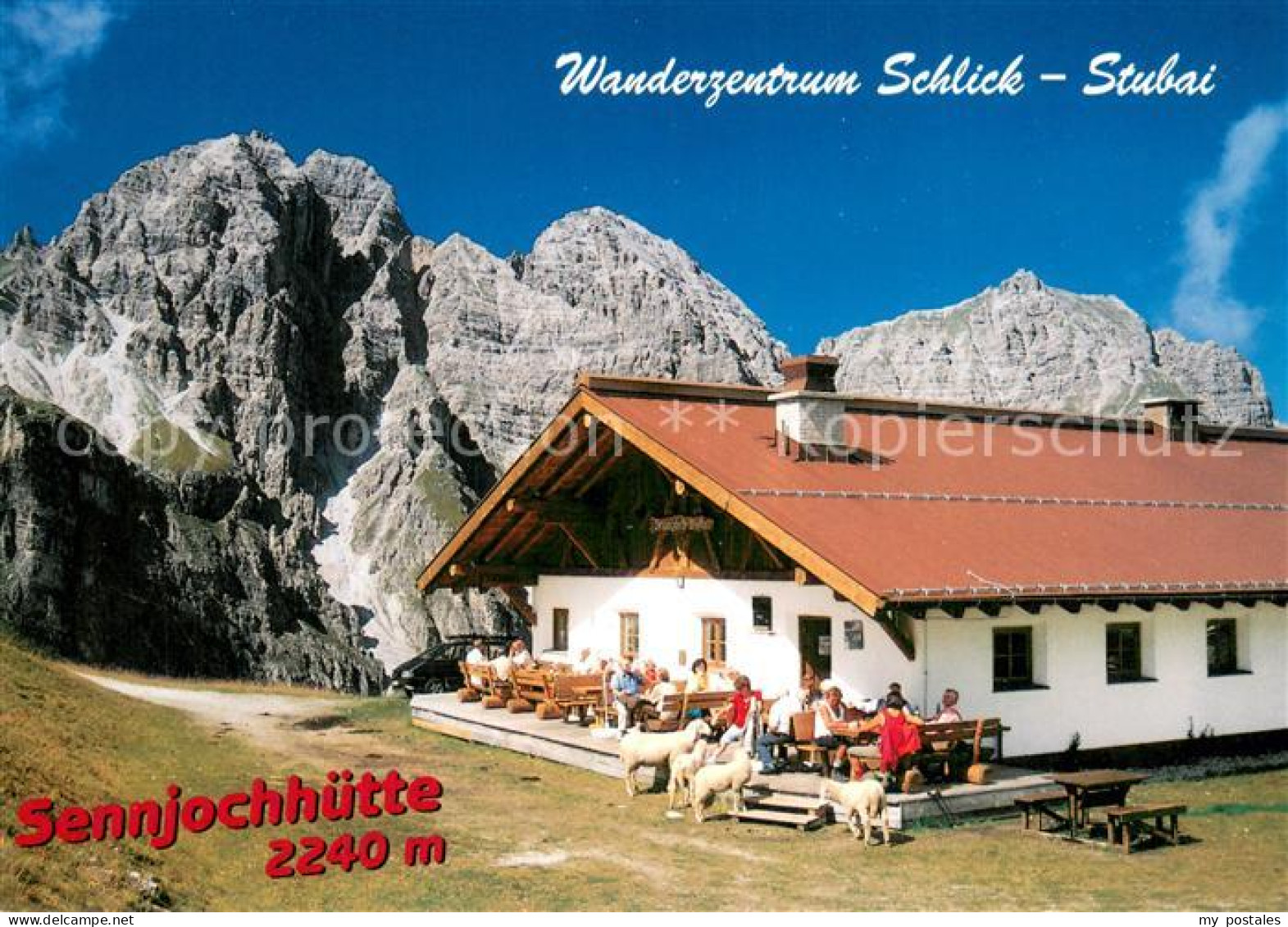 73741812 Schlick Stubai Sennjochhuette  - Other & Unclassified