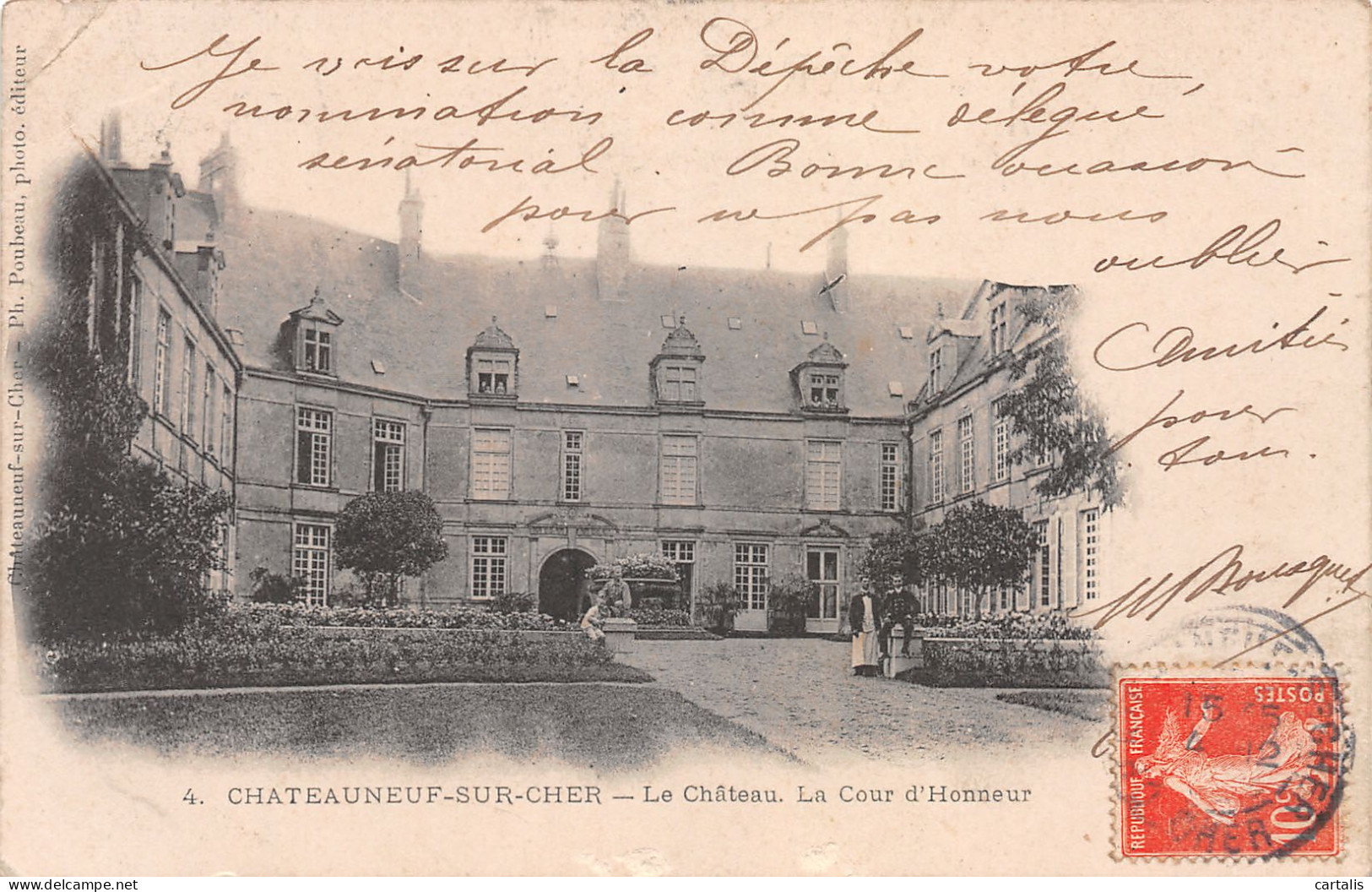 18-CHATEAUNEUF SUR CHER-N°3786-G/0375 - Chateauneuf Sur Cher