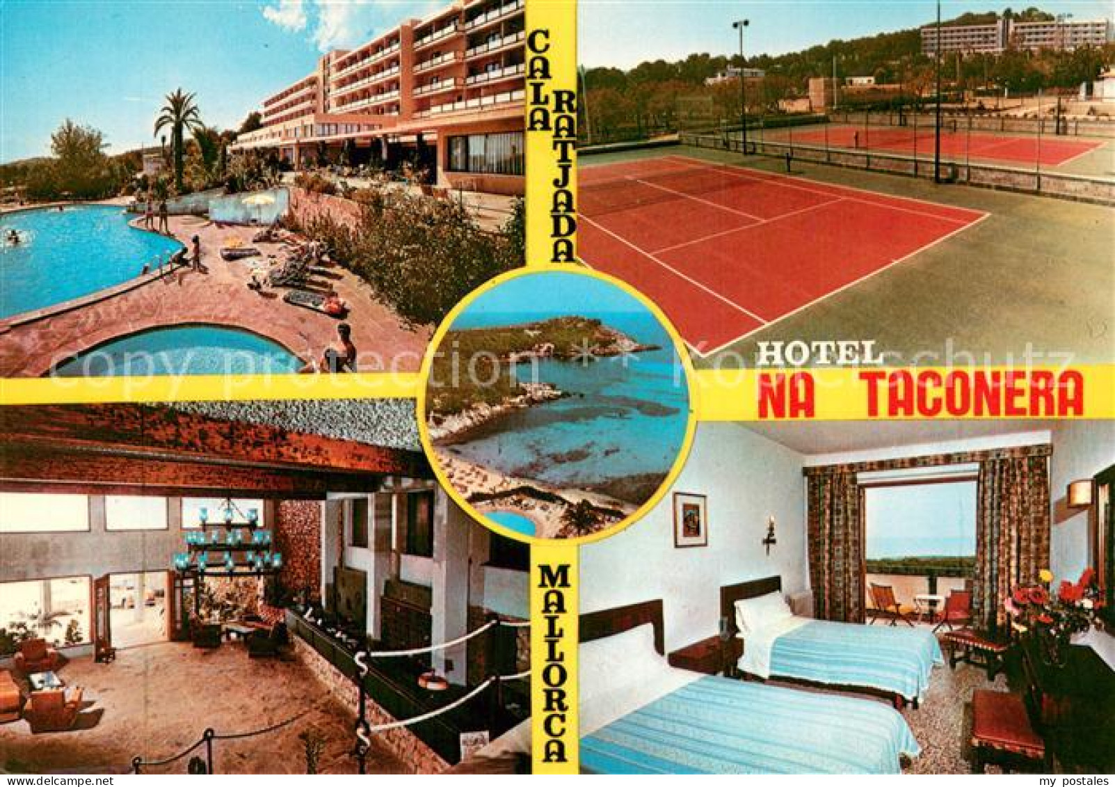 73741805 Cala Ratjada Mallorca Hotel Na Taconera Pool Tennisplatz Foyer Zimmer C - Autres & Non Classés