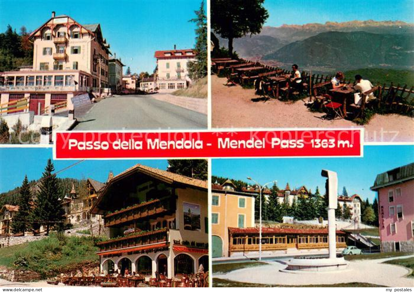 73741796 Mendelpass Passo Della Mendola IT Ortspartien Hotel Terrasse  - Autres & Non Classés