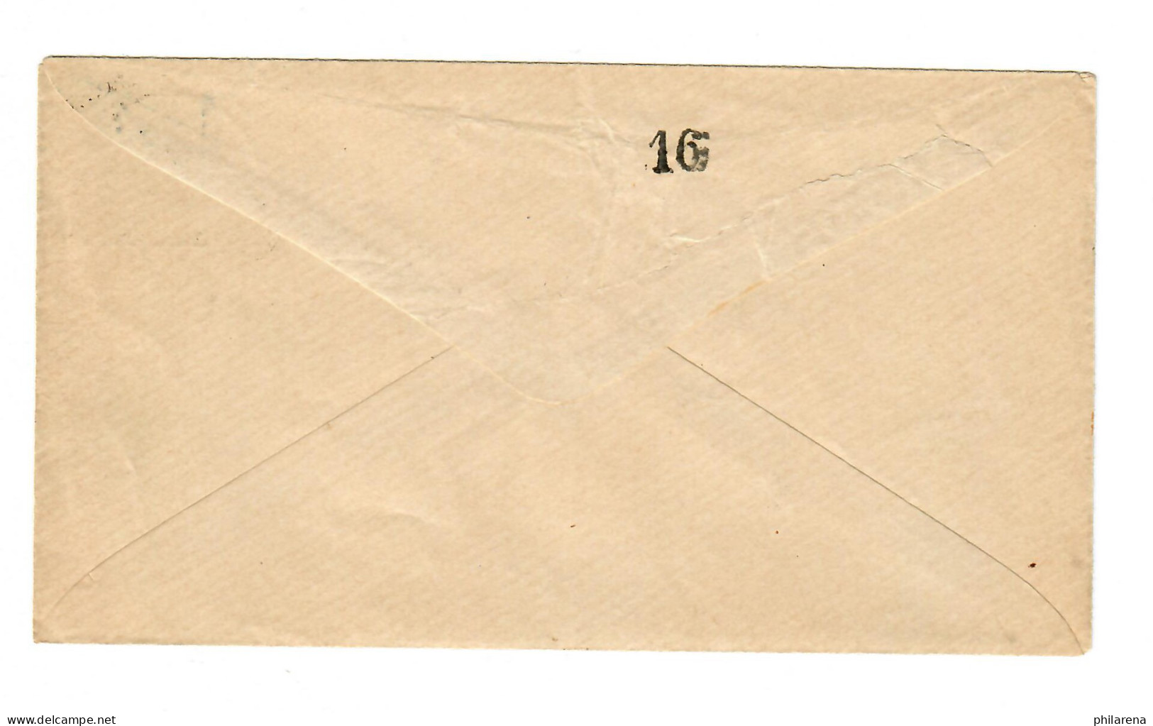 Stadtpost Stuttgart 1886, Ganzsachen Umschlag - Briefe U. Dokumente
