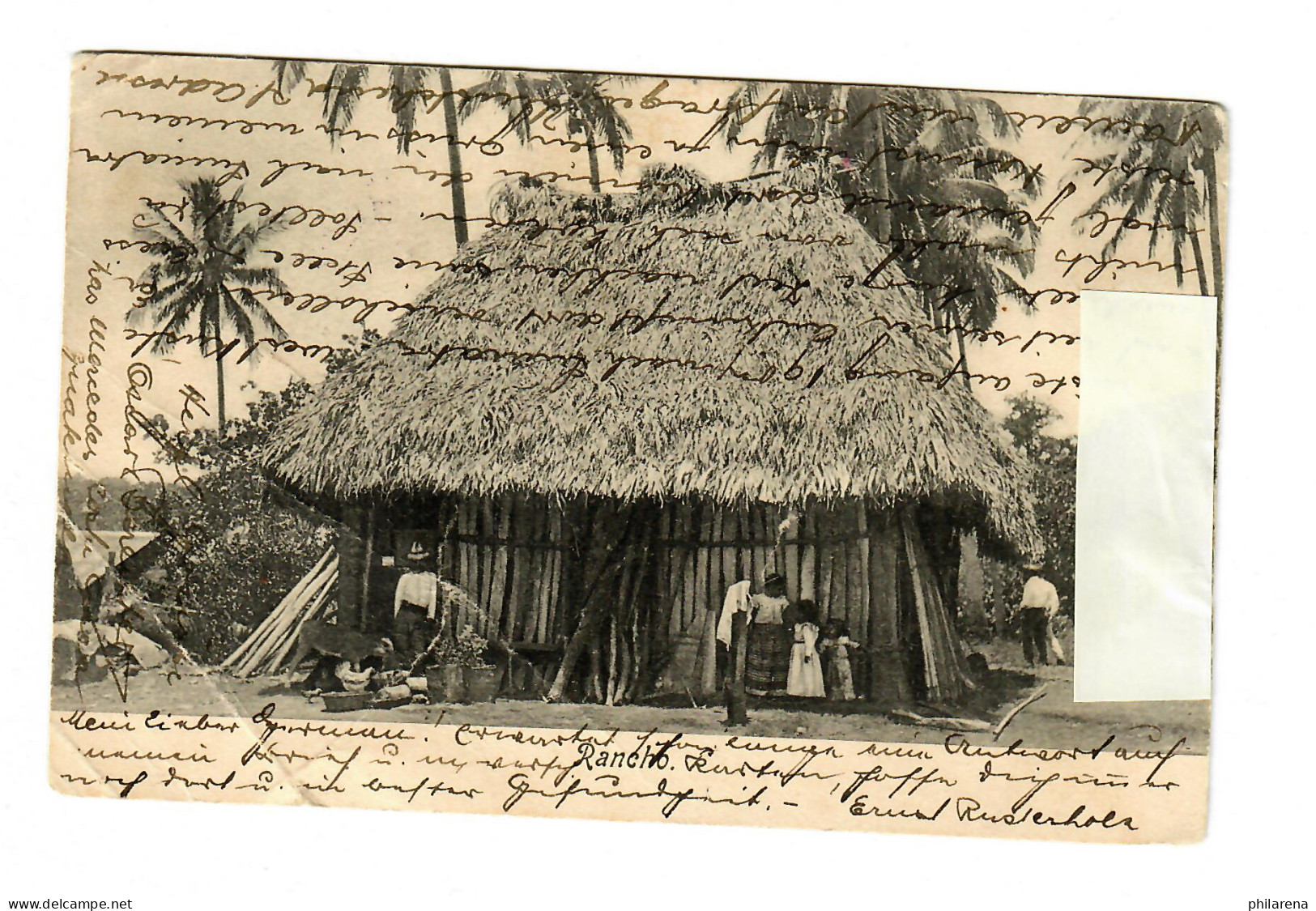 Postkarte Guatemala Via London Nach Süd Afrika, Pretoria 1908 - Guatemala