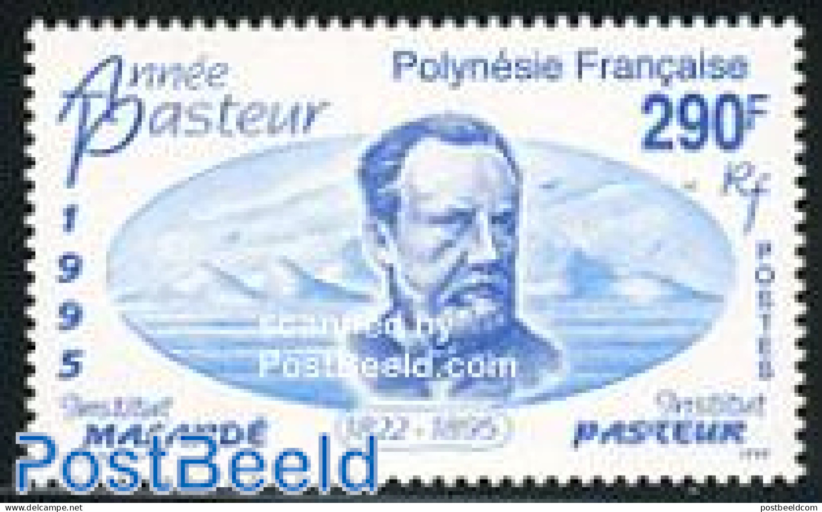 French Polynesia 1995 L. Pasteur 1v, Mint NH, Health - Health - Neufs