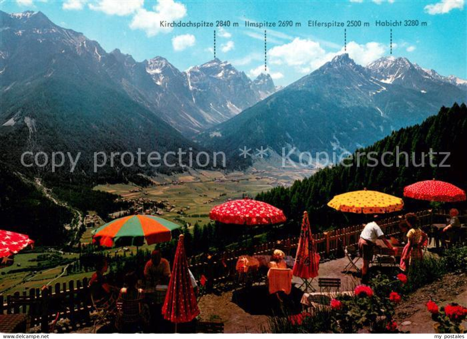 73741779 Stubaital Jausenstation Vergoer Blick Ins Pinnistal Stubaital - Sonstige & Ohne Zuordnung