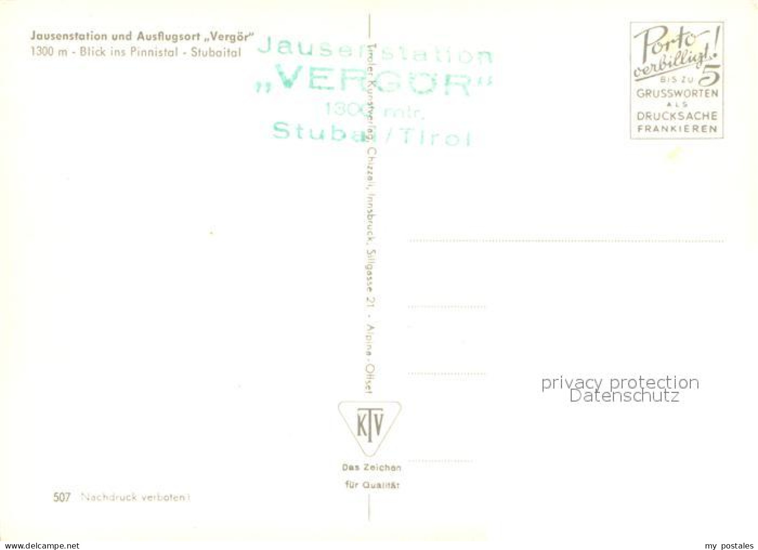 73741779 Stubaital Jausenstation Vergoer Blick Ins Pinnistal Stubaital - Other & Unclassified