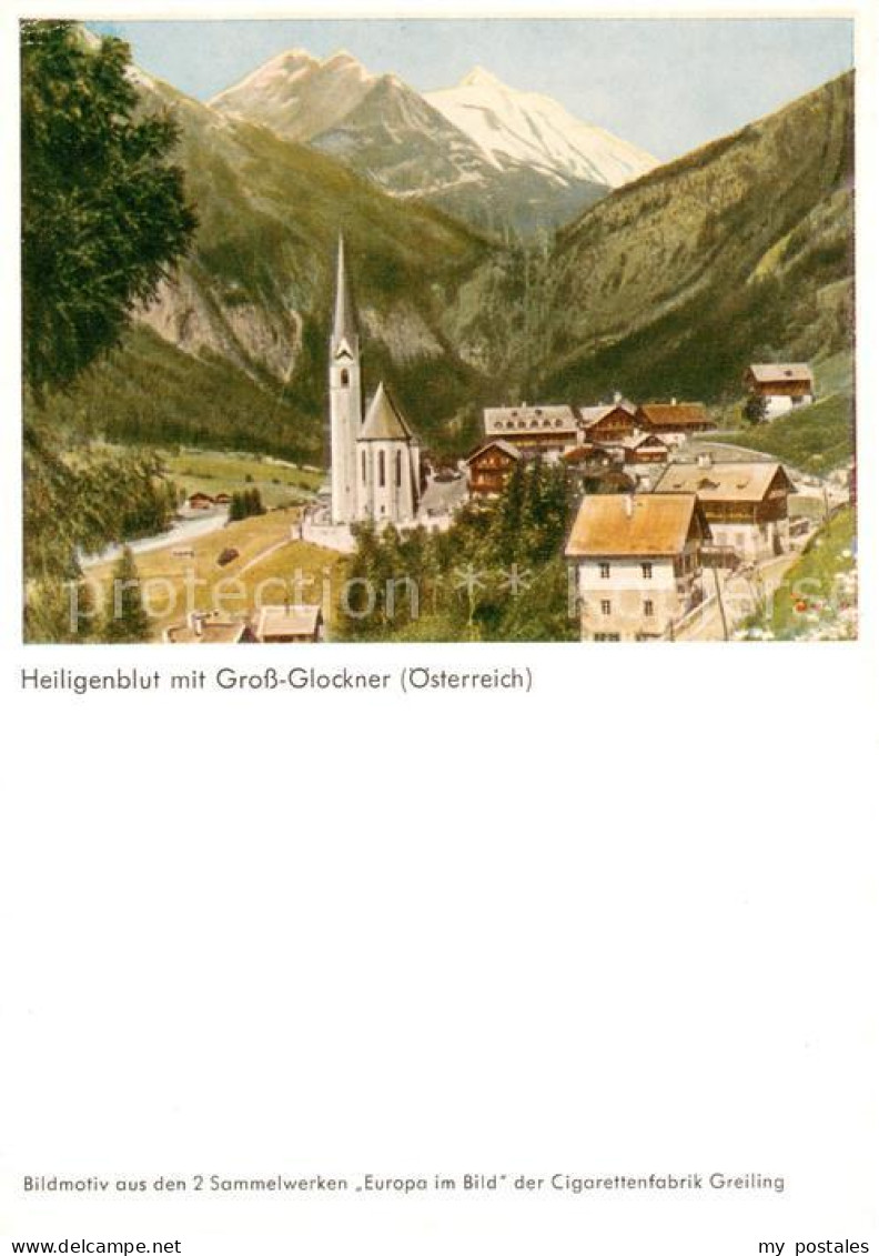 73741778 Heiligenblut Kaernten Mit Kirche Und Grossglockner Heiligenblut Kaernte - Altri & Non Classificati