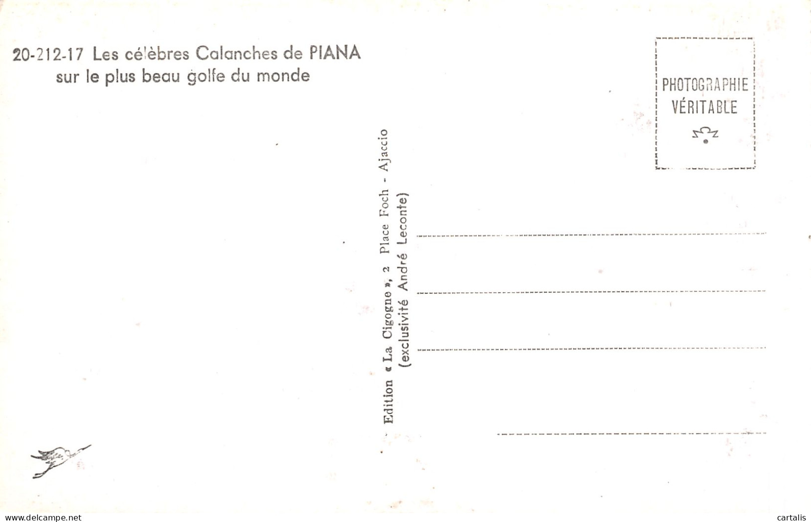 20-PIANA-N°3786-H/0261 - Other & Unclassified