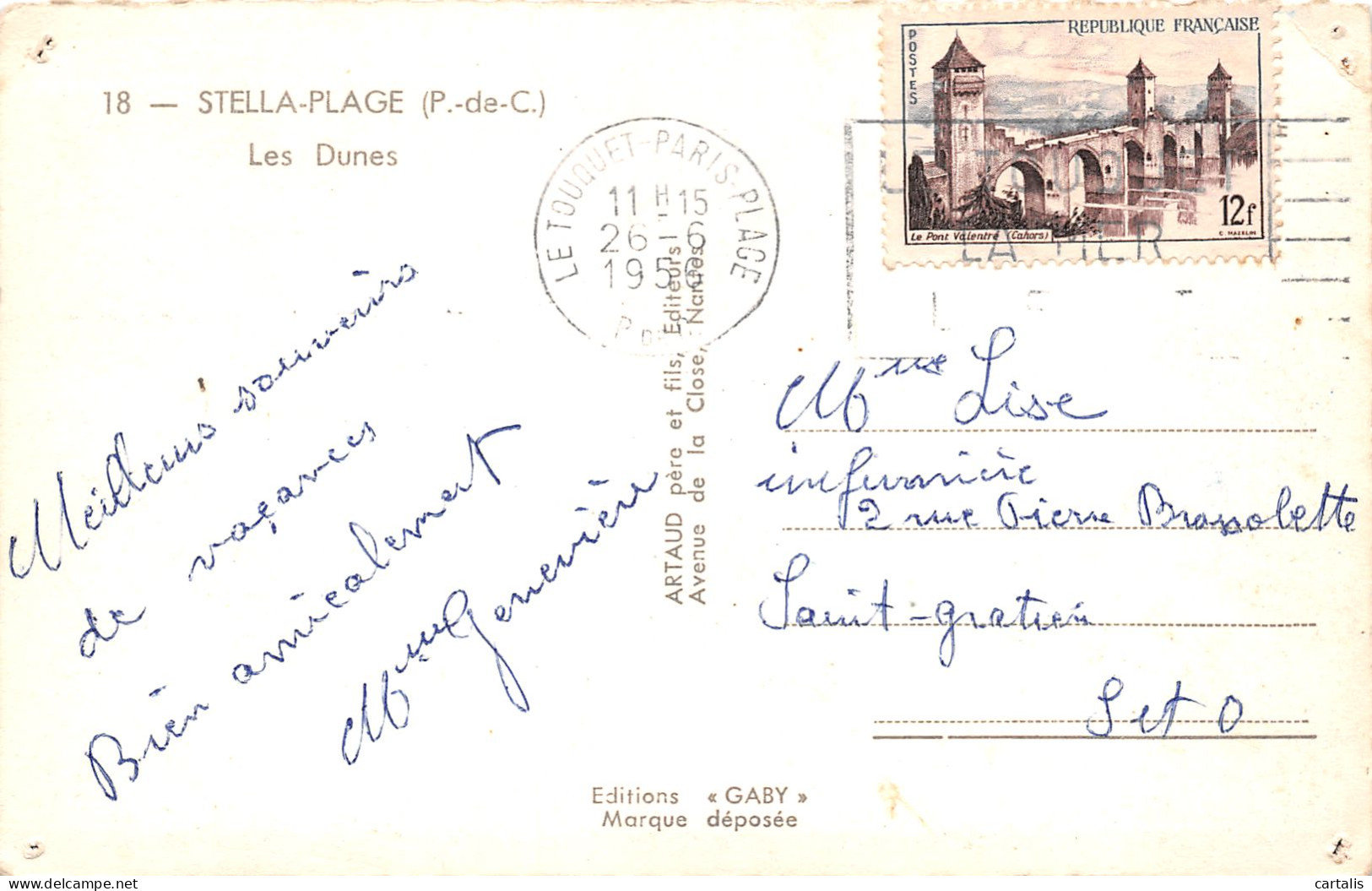62-STELLA PLAGE-N°3787-E/0193 - Other & Unclassified