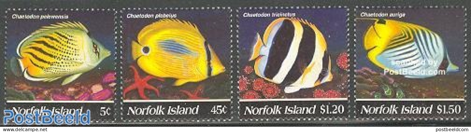 Norfolk Island 1995 Fish 4v, Mint NH, Nature - Fish - Poissons