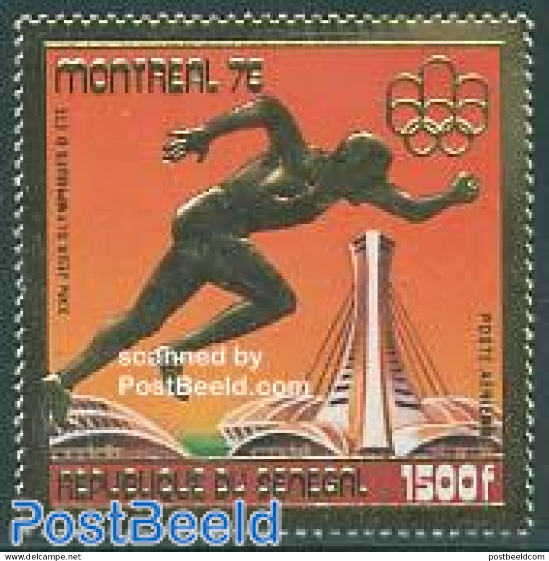 Senegal 1976 Olympic Games Montreal 1v, Mint NH, Sport - Athletics - Olympic Games - Atletica