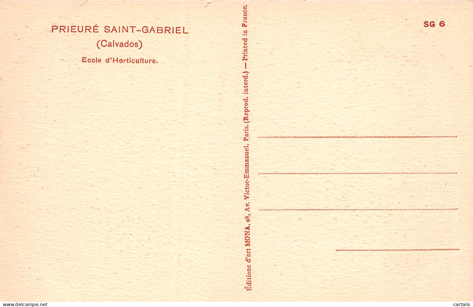14-SAINT GABRIEL-N°3787-C/0261 - Andere & Zonder Classificatie