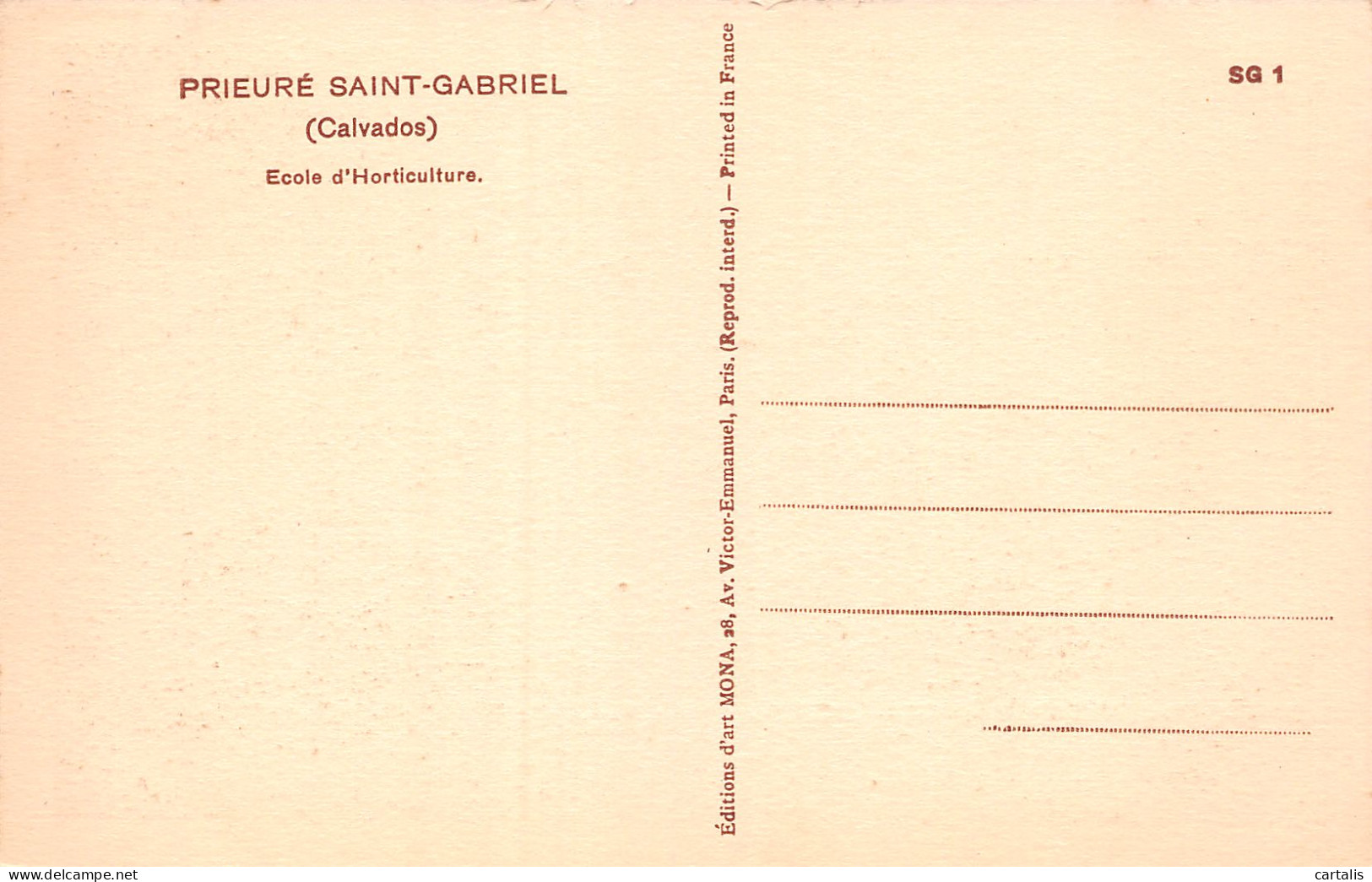14-SAINT GABRIEL-N°3787-C/0255 - Altri & Non Classificati