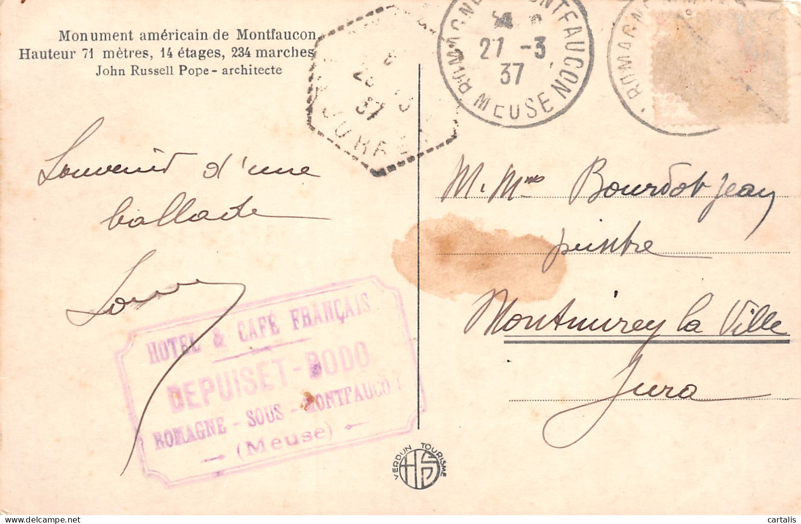 55-MONTFAUCON-N°3787-G/0389 - Other & Unclassified