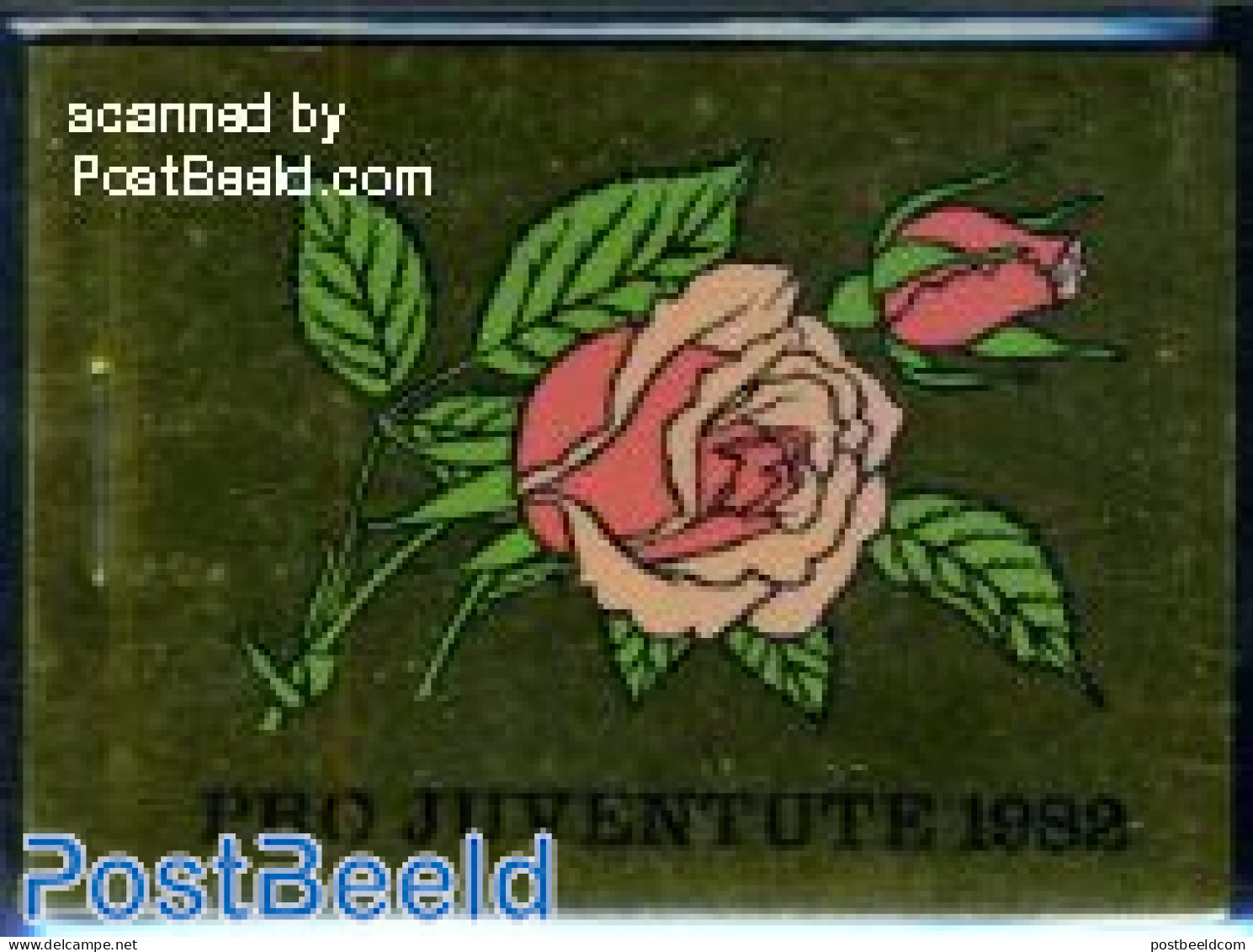 Switzerland 1982 Pro Juventute Booklet, Mint NH, Nature - Flowers & Plants - Roses - Stamp Booklets - Ongebruikt