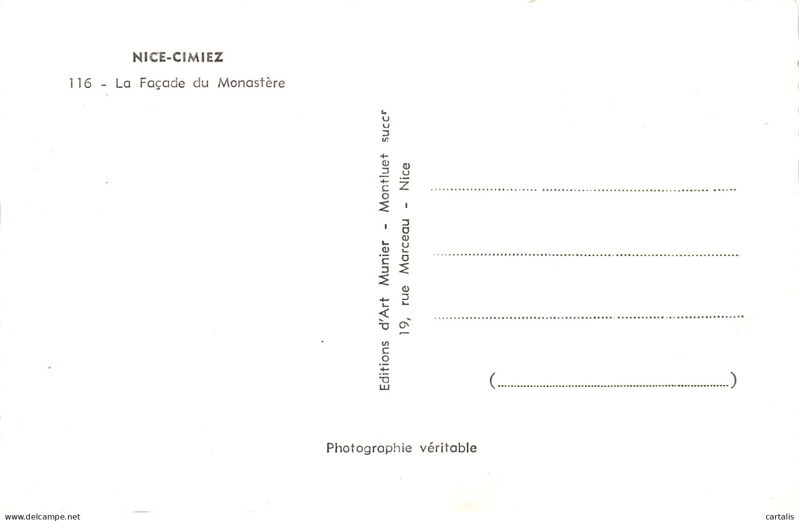 06-NICE CIMIEZ-N°3787-G/0159 - Other & Unclassified