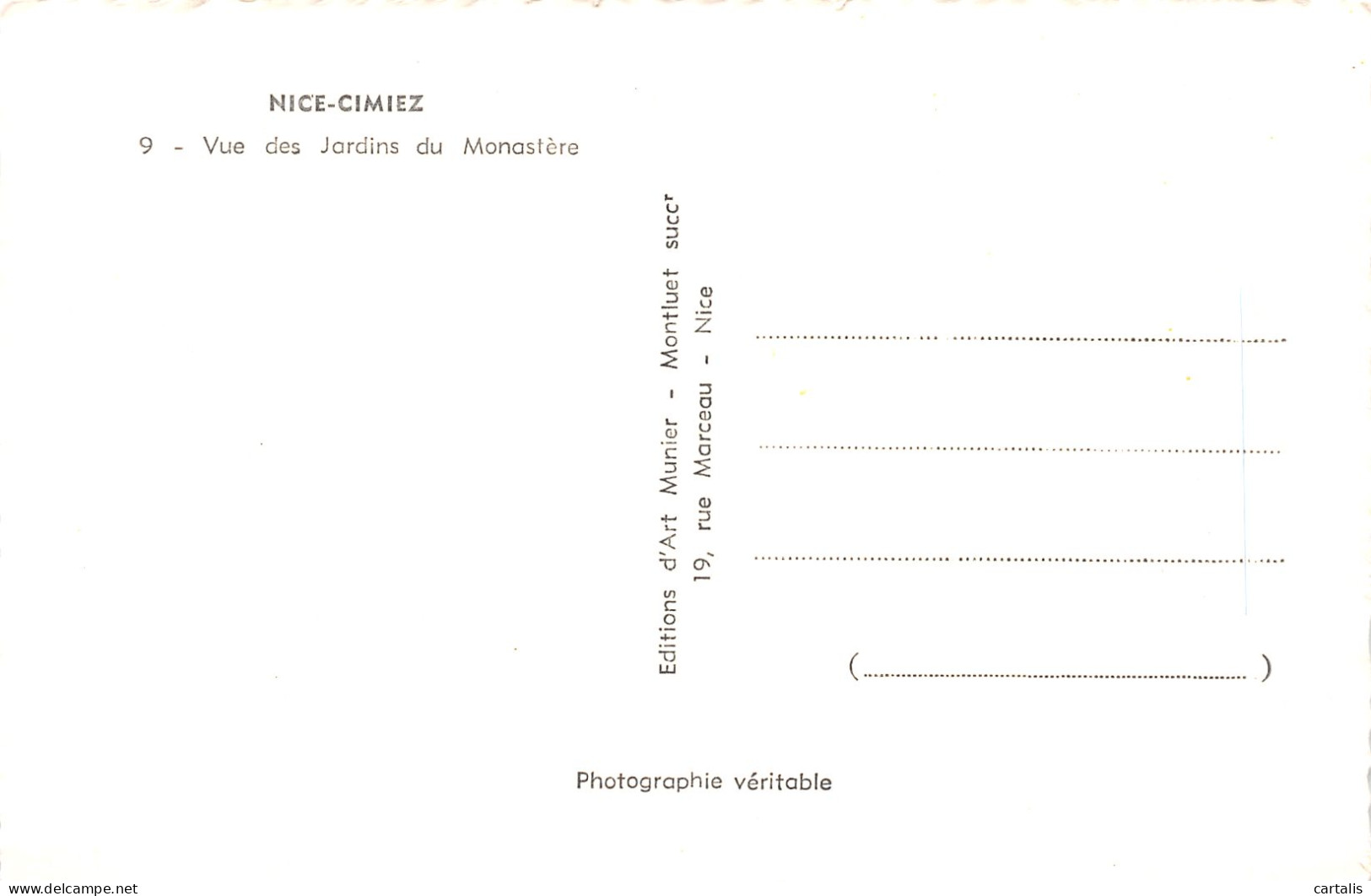 06-NICE CIMIEZ-N°3787-G/0155 - Other & Unclassified