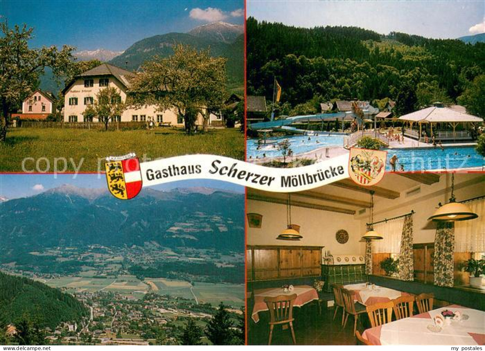 73741738 Moellbruecke Gasthaus Scherzer Gaststube Schwimmbad Moellbruecke - Sonstige & Ohne Zuordnung