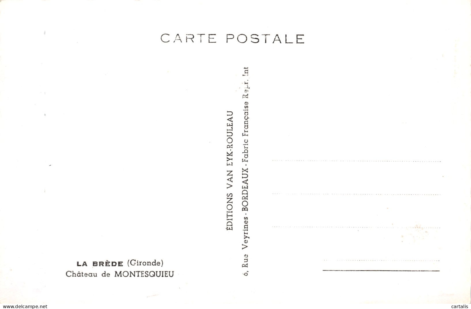 33-LA BREDE-N°3787-G/0103 - Otros & Sin Clasificación