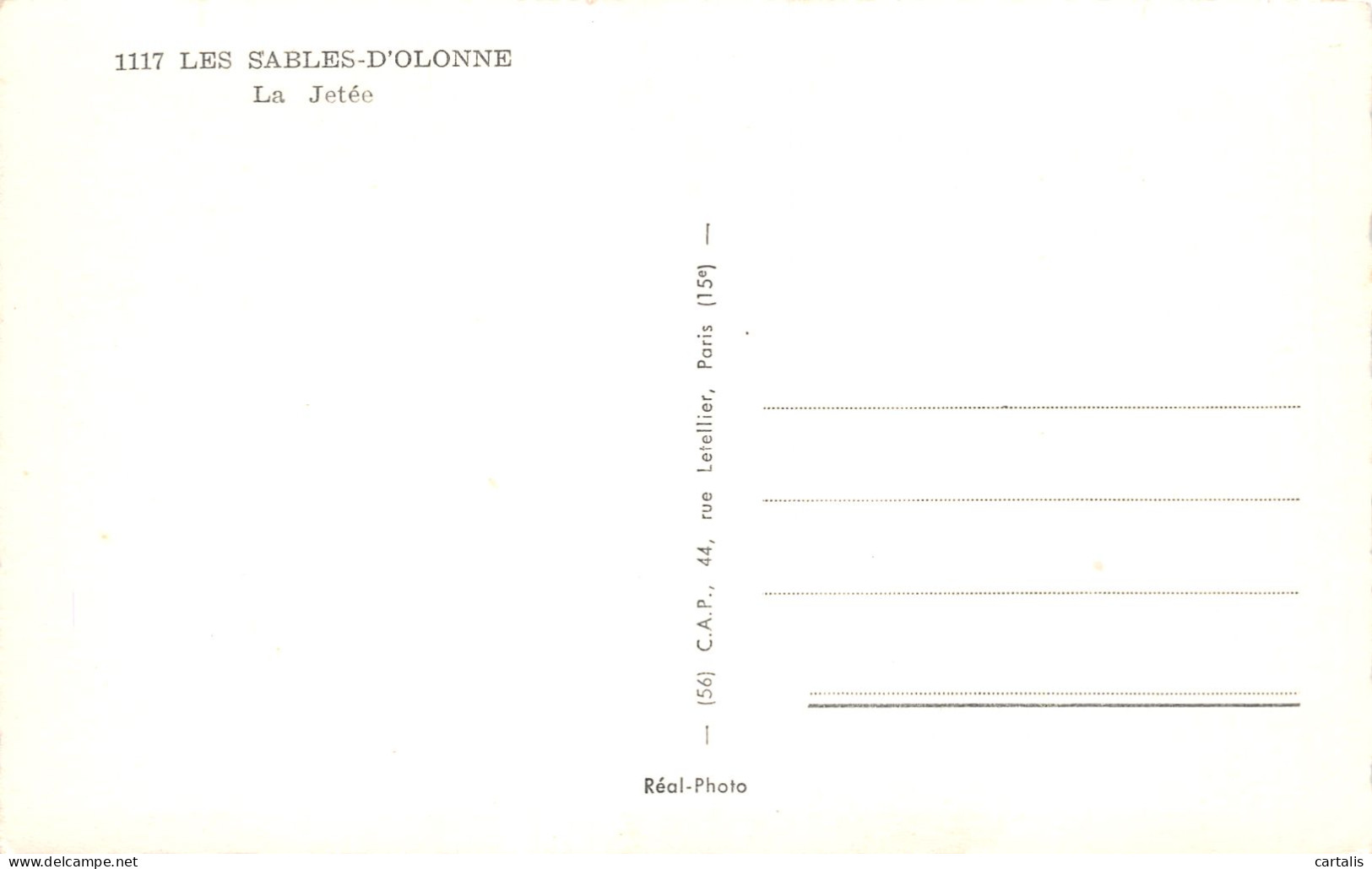 85-LES SABLES D OLONNE-N°3787-G/0065 - Sables D'Olonne