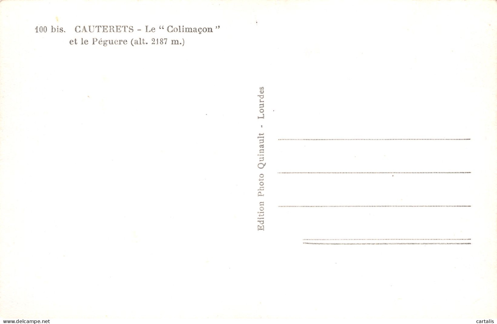 65-CAUTERETS-N°3787-G/0057 - Cauterets