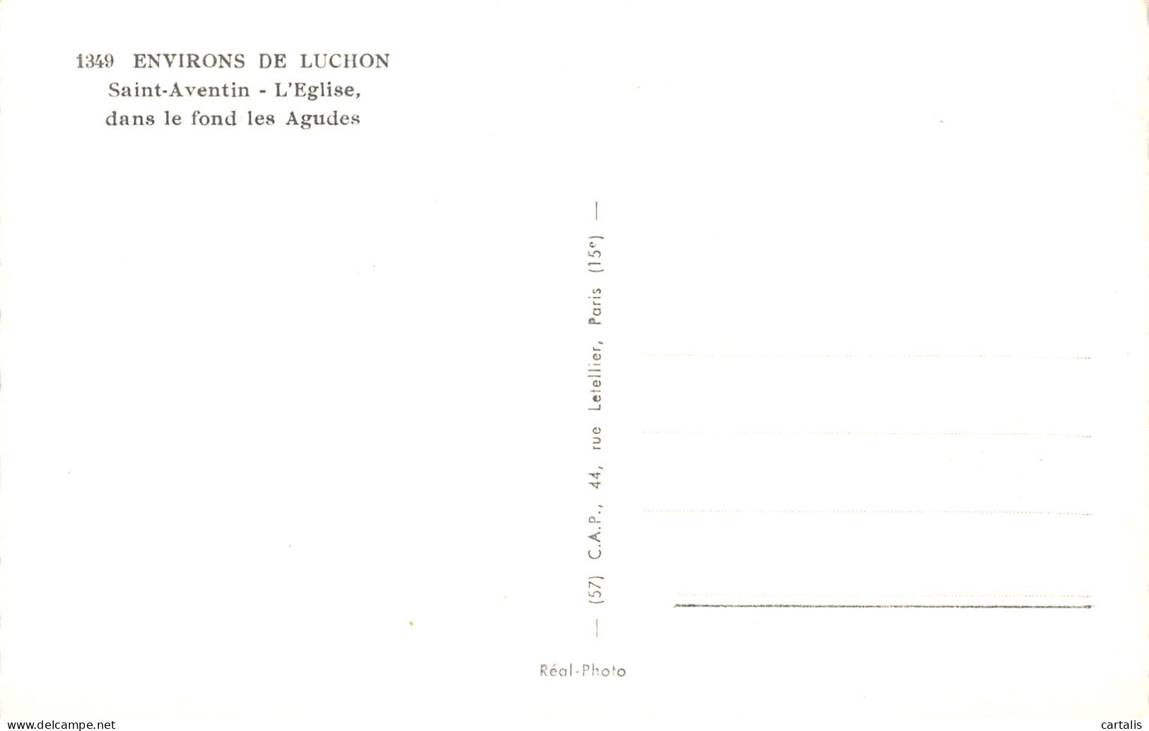 31-SAINT AVENTIN-N°3787-F/0301 - Altri & Non Classificati