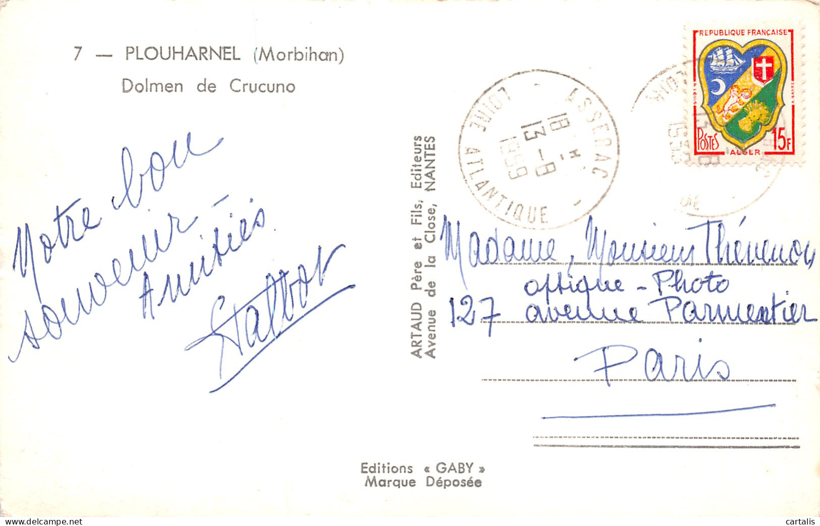 56-PLOUHARNEL-N°3787-F/0251 - Other & Unclassified