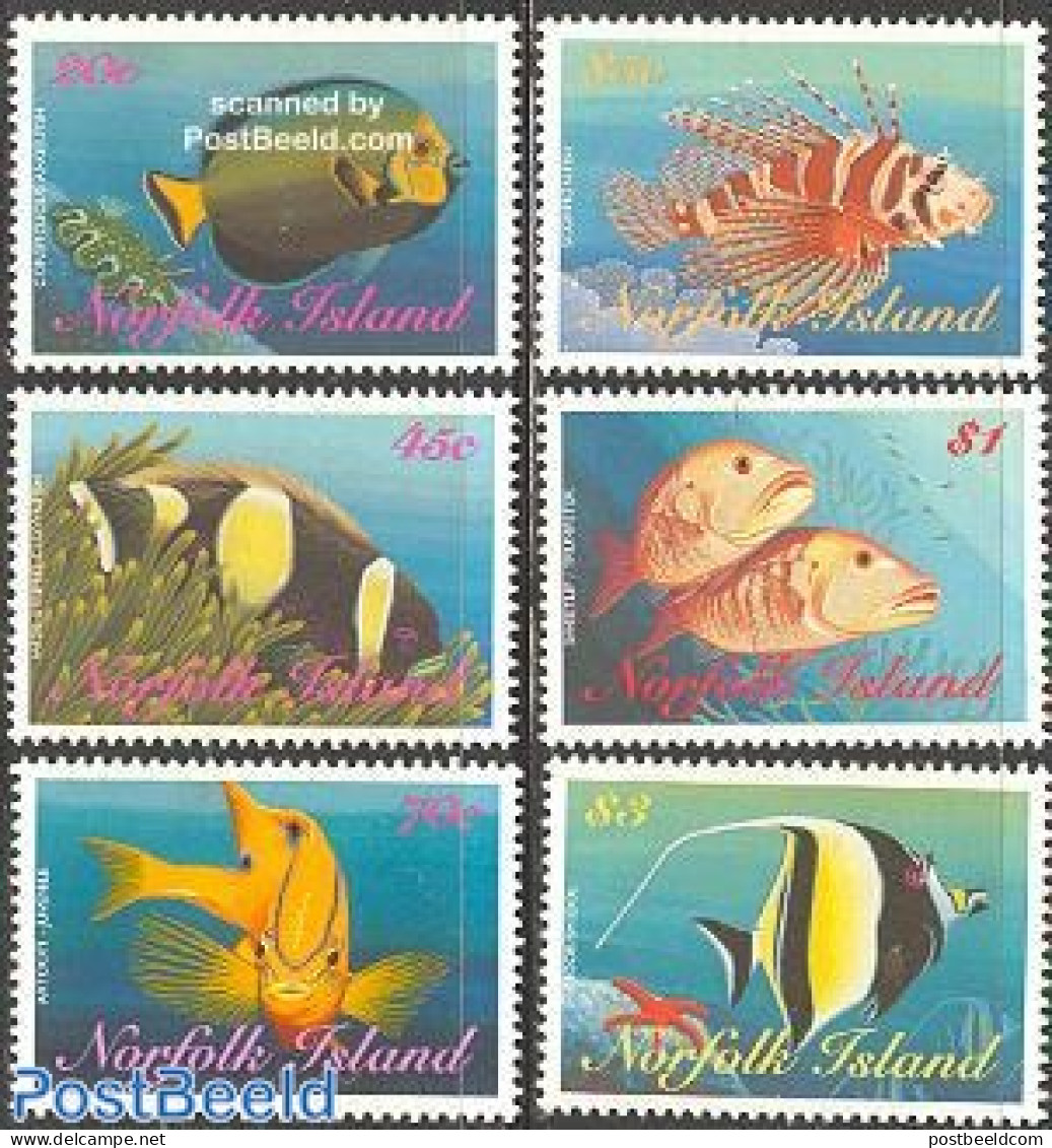 Norfolk Island 1998 Fish 6v, Mint NH, Nature - Fish - Poissons