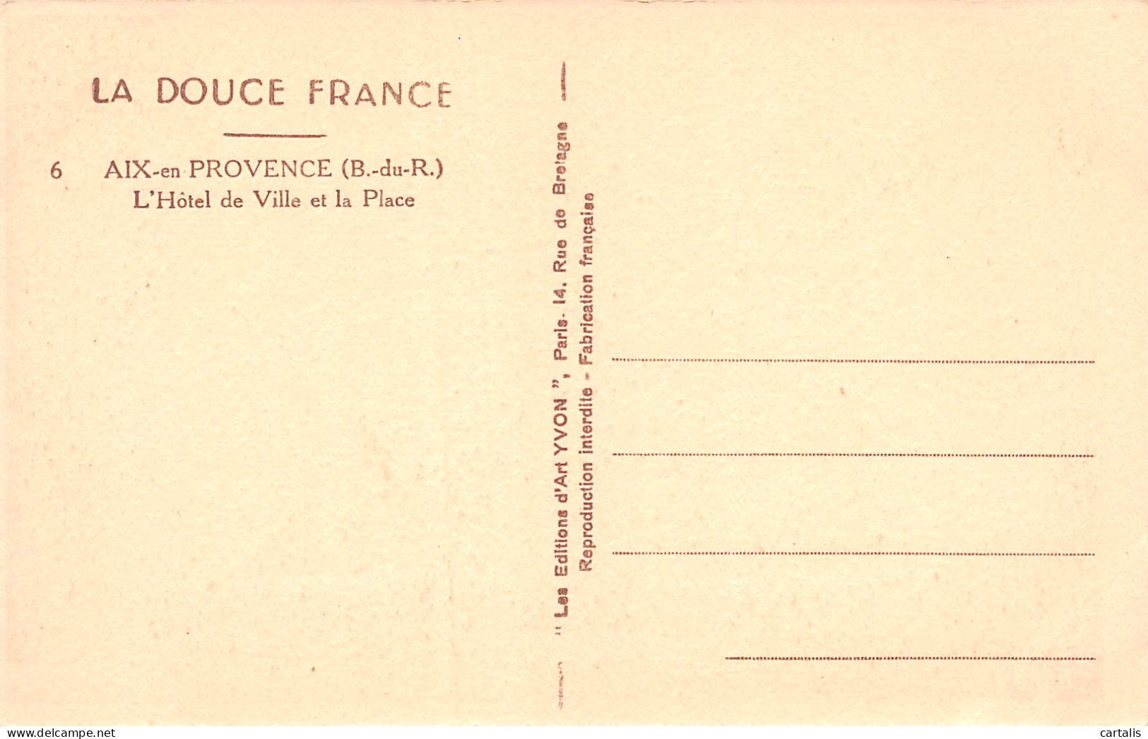 13-AIX EN PROVENCE-N°3787-F/0195 - Aix En Provence