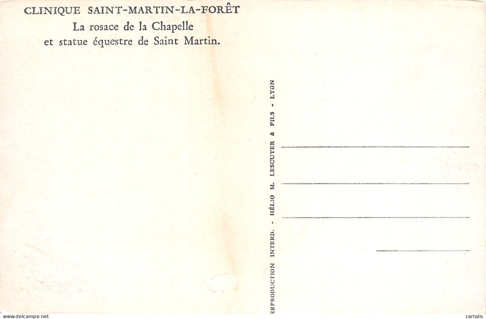 49-SAINT MARTIN LA FORET-N°3787-F/0135 - Andere & Zonder Classificatie