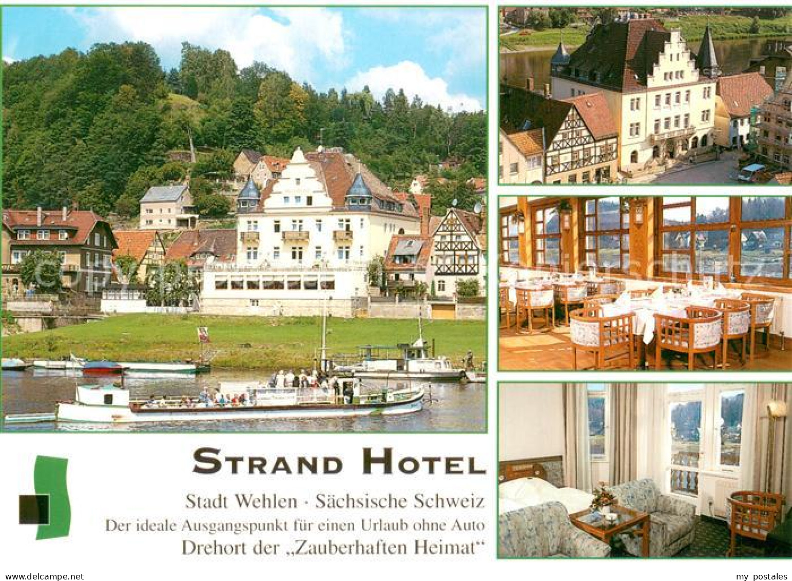 73741691 Wehlen Sachsen Strand Hotel Gaststube Gaestezimmer Elbepartie Faehre We - Andere & Zonder Classificatie