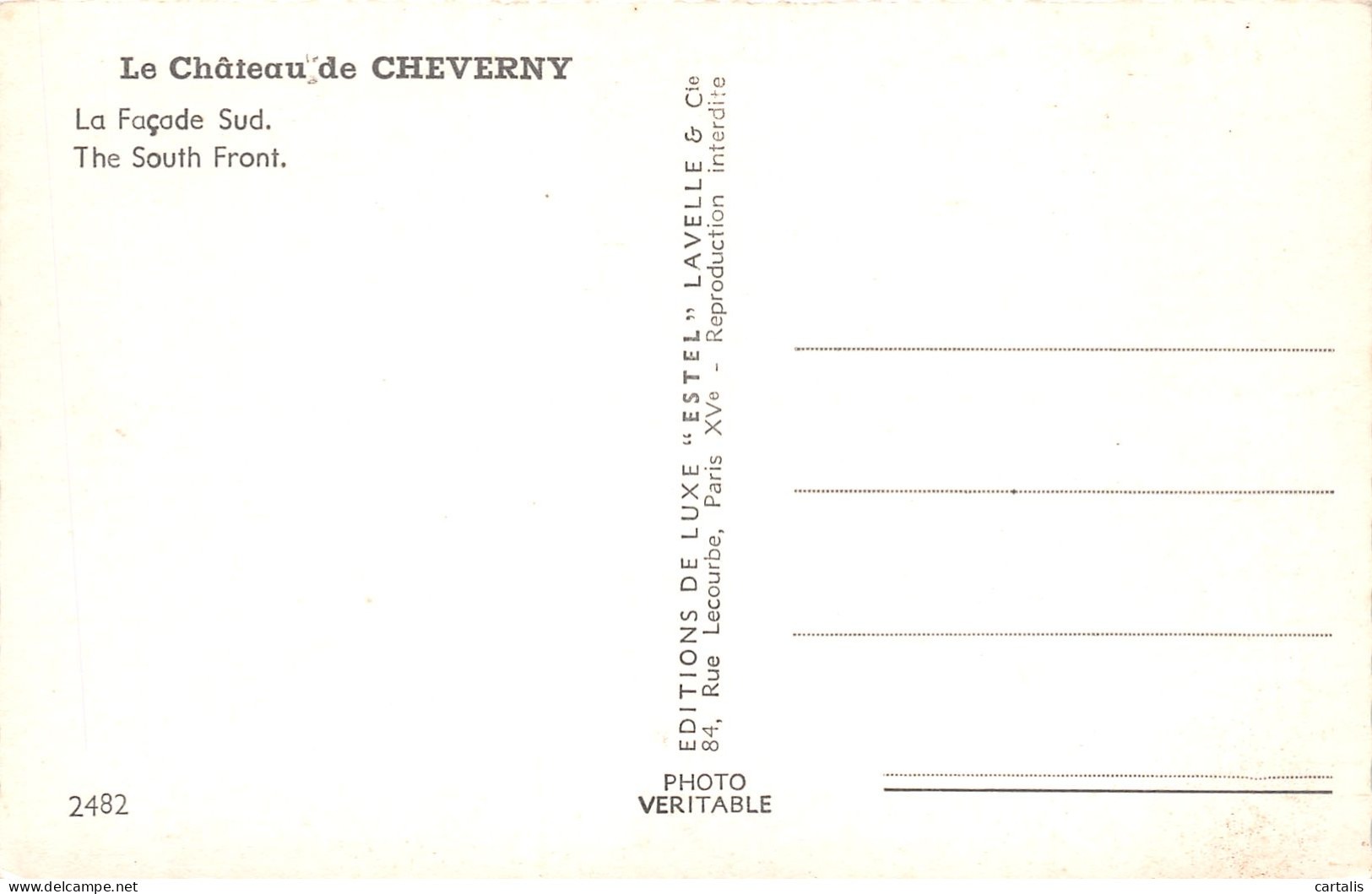 41-CHEVERNY-N°3787-E/0293 - Cheverny