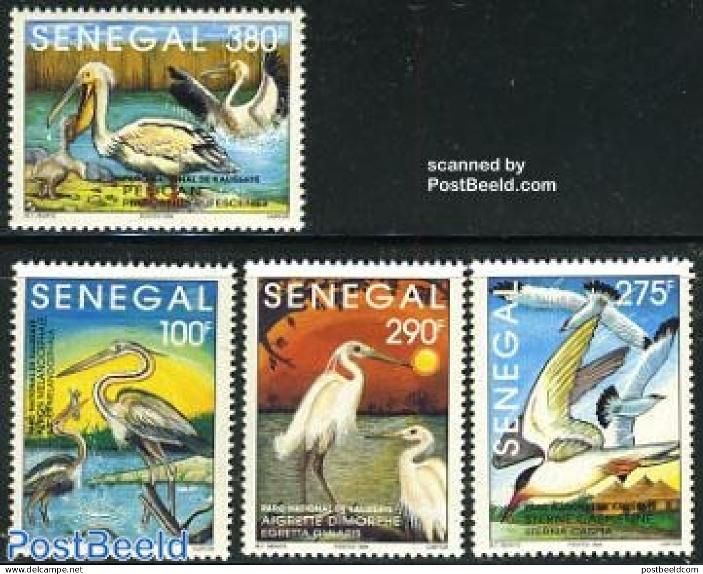 Senegal 1995 Water Birds 4v, Mint NH, Nature - Birds - Senegal (1960-...)