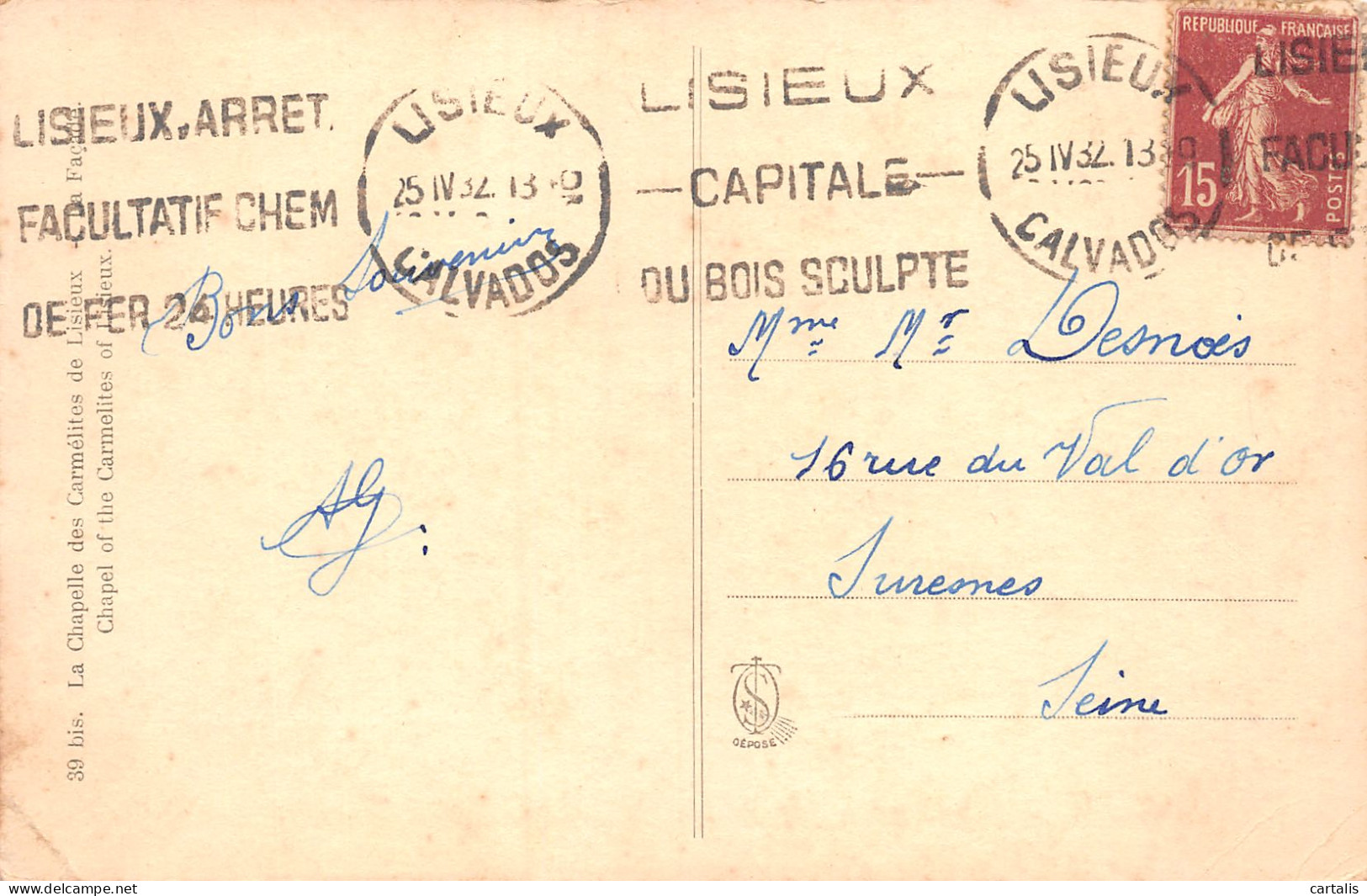 14-LISIEUX-N°3788-A/0173 - Lisieux