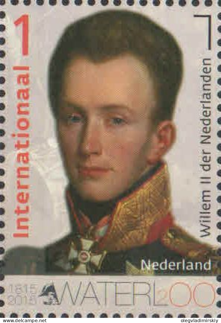 Netherlands Pays-Bas Niederlande 2014 Waterloo King Willem II Stamp MNH - Nuevos