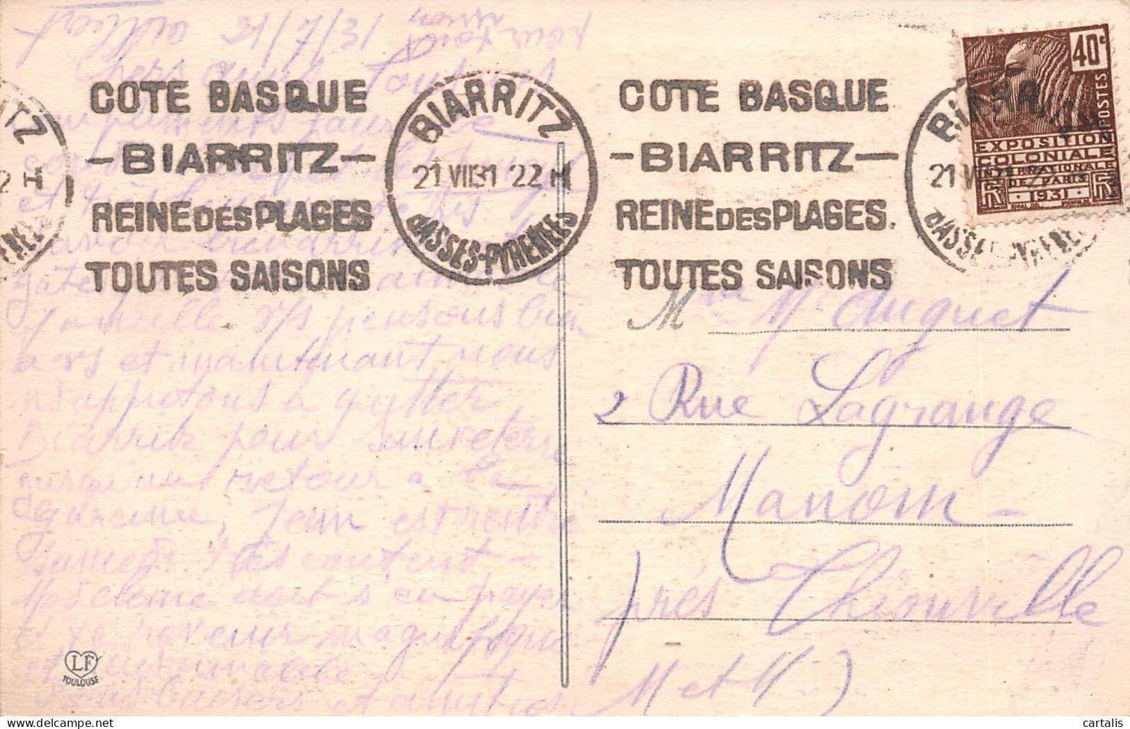 64-BIARRITZ-N°3788-E/0093 - Biarritz