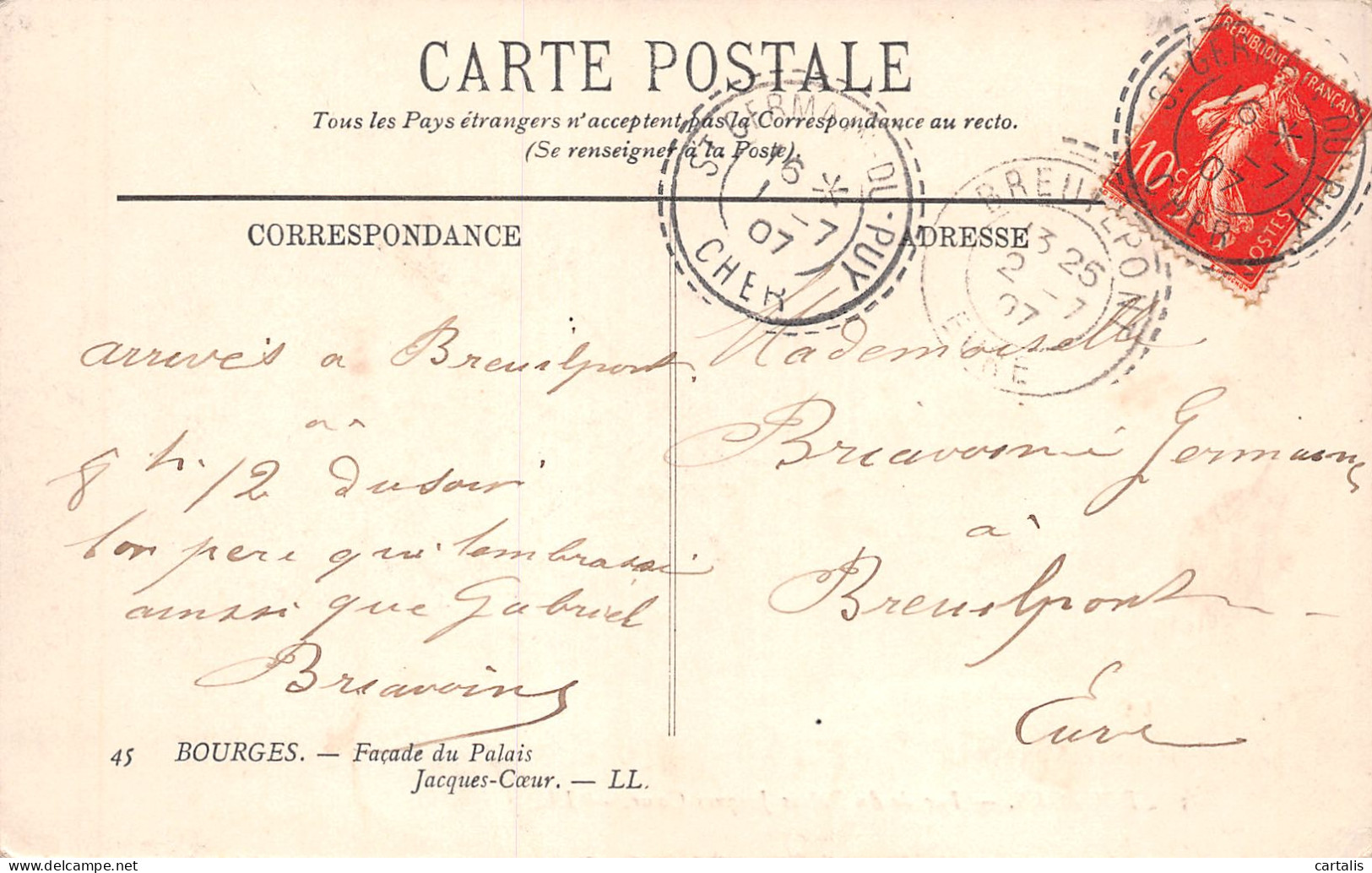 18-BOURGES-N°3788-D/0323 - Bourges