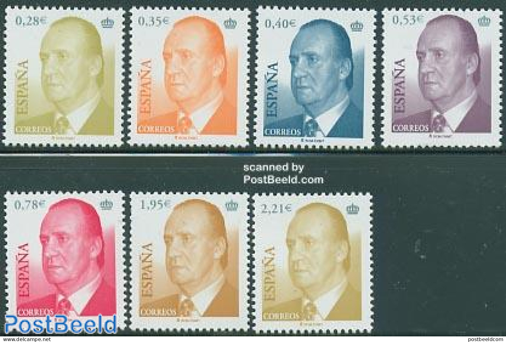 Spain 2005 Definitives 7v, Mint NH - Unused Stamps