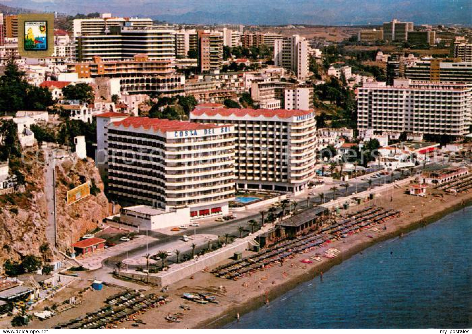 73741602 Torremolinos ES El Bajondillo Paseo Marítimo Playa Vista Aérea  - Sonstige & Ohne Zuordnung