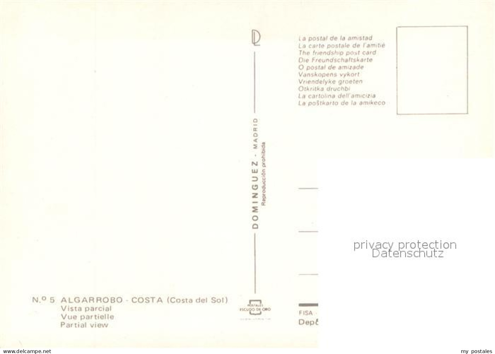 73741601 Algarrobo Malaga ES Vista Parcial Hochhaeuser Wohnsiedlung  - Otros & Sin Clasificación