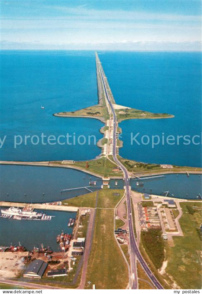 73741596 Den Oever Wieringen Afsluitdijk Naar Friesland Abschlussdeich Den Oever - Autres & Non Classés