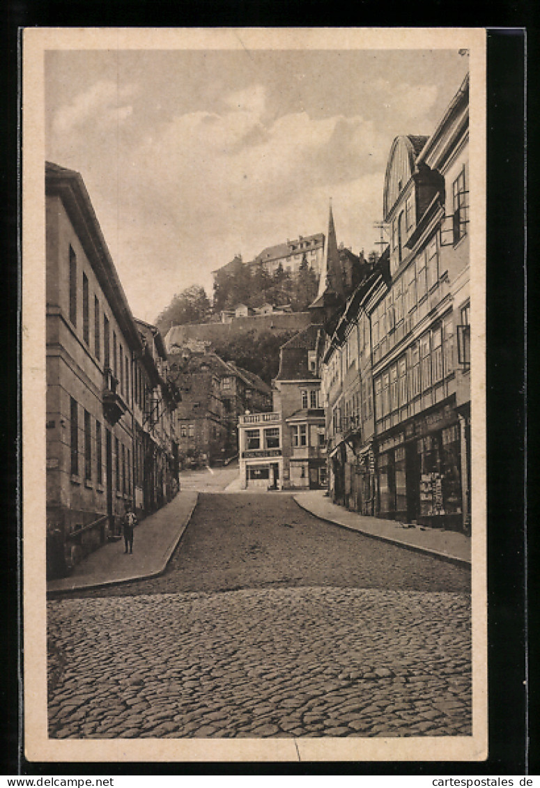 AK Blankenburg /Harz, Häuserpartie In Der Tränkestrasse  - Blankenburg