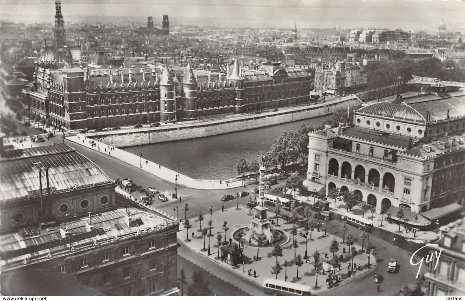 75-PARIS PLACE DU CHATELET-N°3788-G/0143 - Piazze