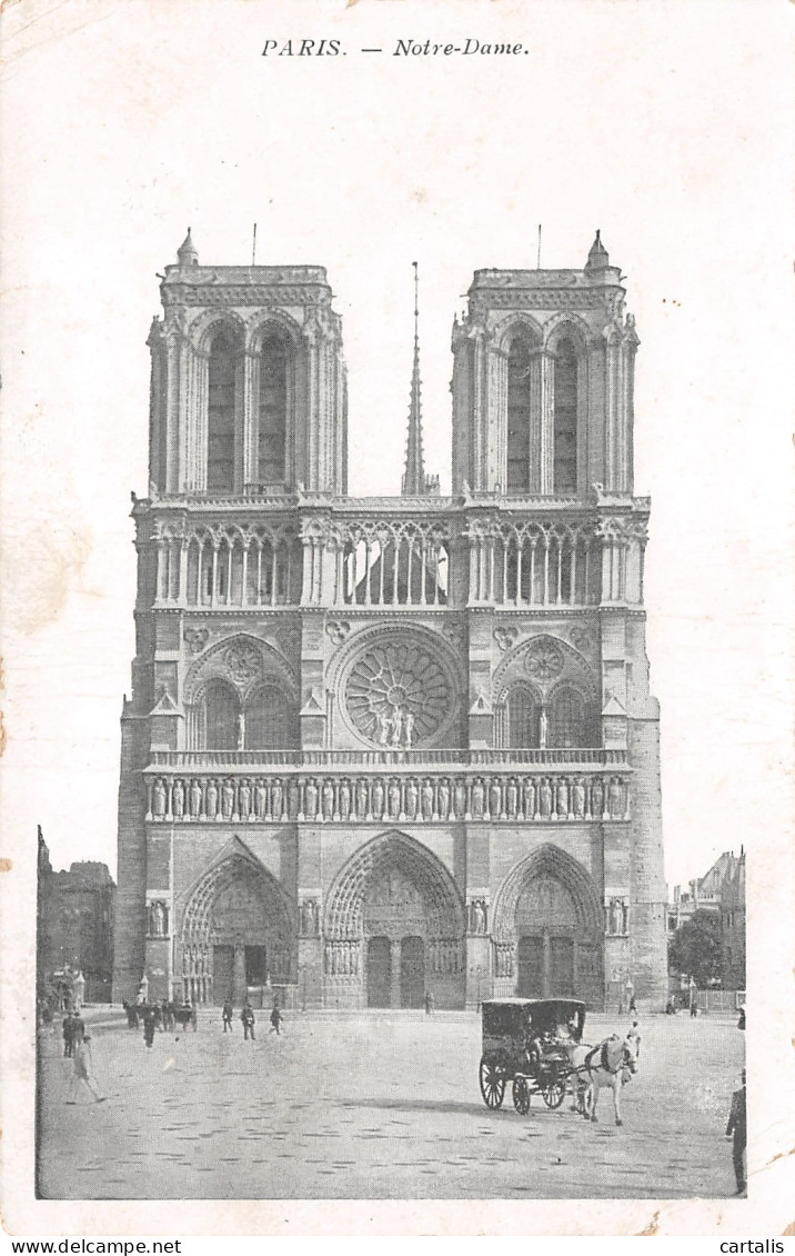 75-PARIS NOTRE DAME-N°3788-G/0111 - Notre Dame Von Paris